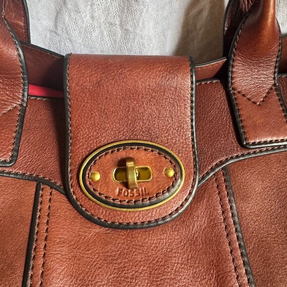 Fossil Large Weekender Bag | Leather - Picture 3 of 12